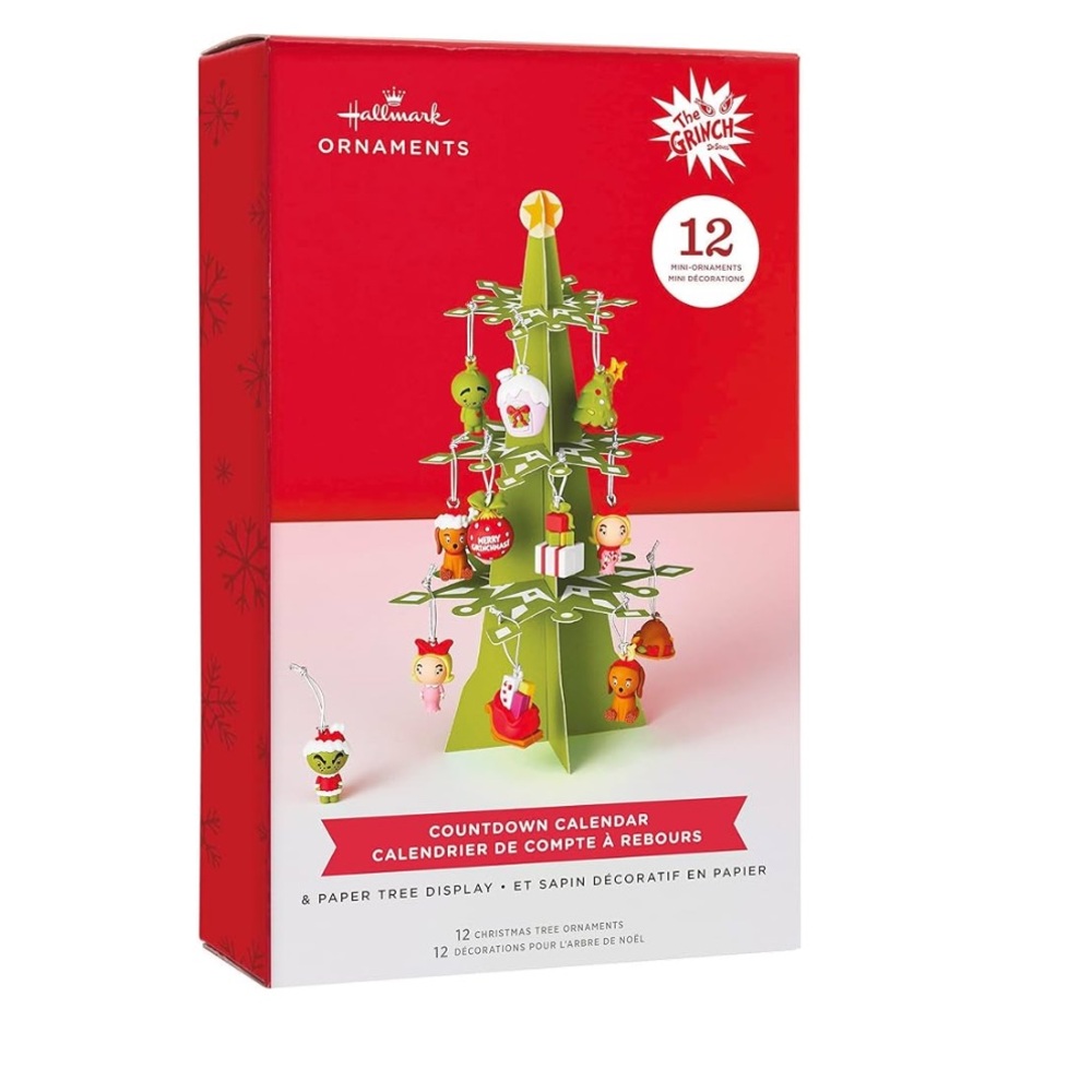 Hallmark Dr. Seuss The Grinch 12 Day Ornament Countdown NWT